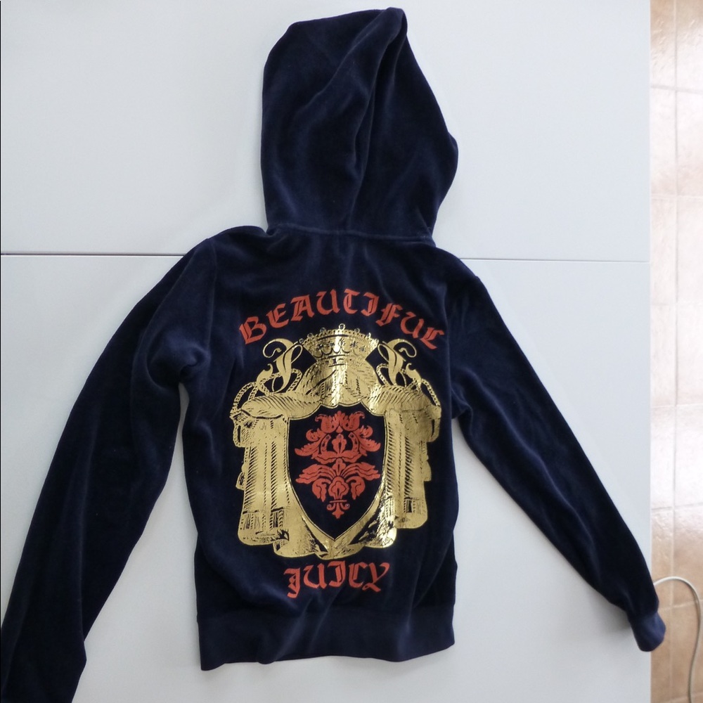 Juicy Couture Velour “Beautiful Juicy” Hoodie
